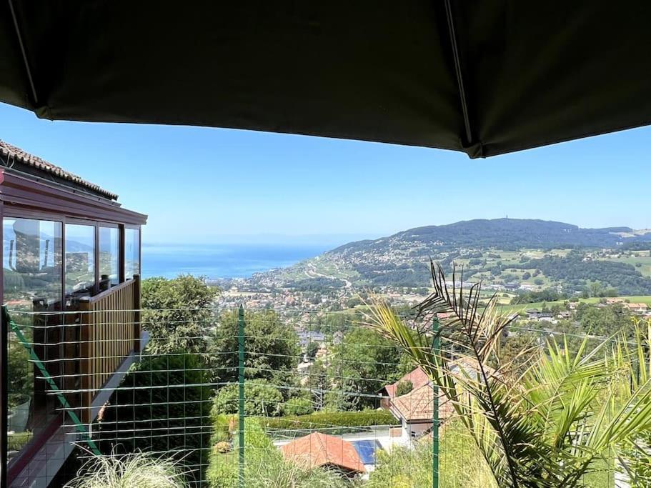 Swiss Chalet - Mountain And Lake View Blonay Luaran gambar