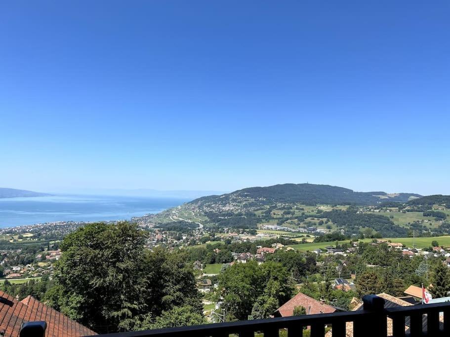 Swiss Chalet - Mountain And Lake View Blonay Luaran gambar
